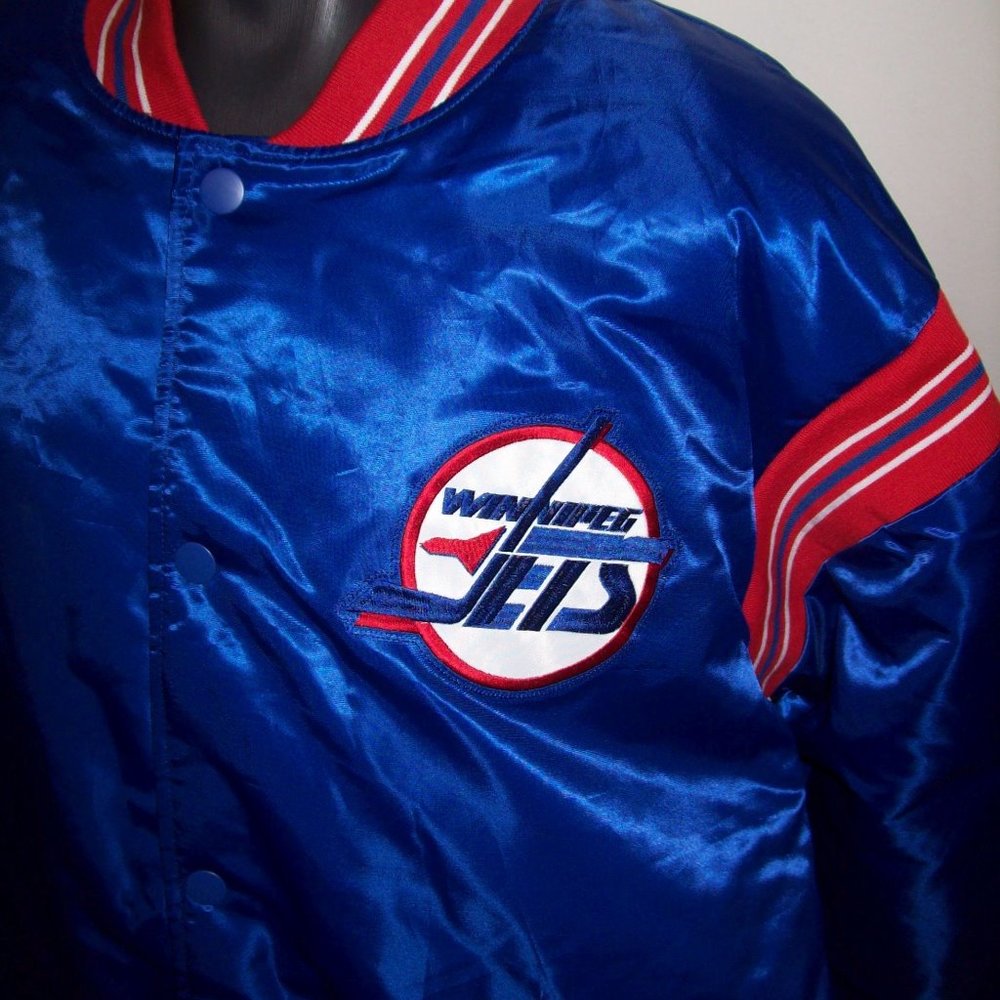 WINNEPEG JETS NHL STARTER Snap Down Jacket 5X 6X